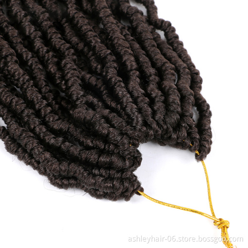 Julianna Bomb Twist Kids Hair Set School Fake Crochet Braid Braiding Hair Piece Extensions Kids Hair
